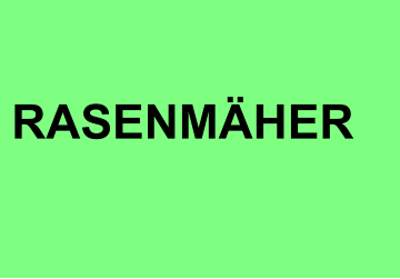 RASENMÄHER