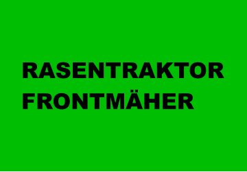 RASENTRAKTOR FRONTMÄHER