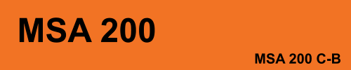 MSA 200 MSA 200 C-B