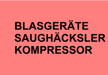 BLASGERÄTE SAUGHÄCKSLER KOMPRESSOR
