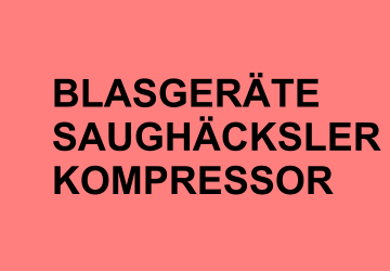 BLASGERÄTE SAUGHÄCKSLER KOMPRESSOR